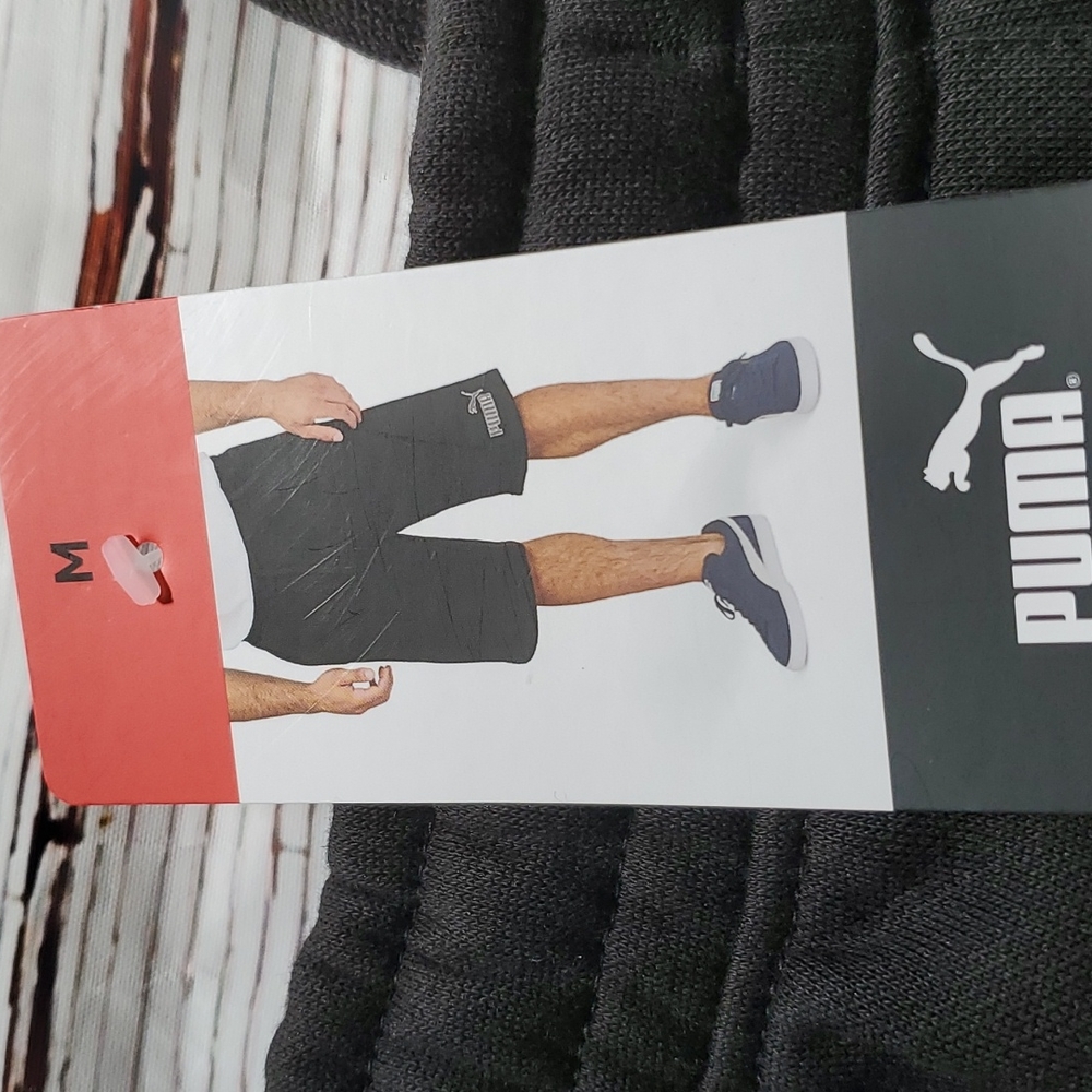 🆕️ PUMA MEN'S FLEECE SHORTS (BLACK OR GRAY) - Picture 14 of 14